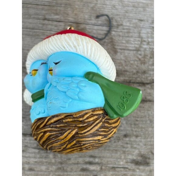 1982 AVON'S NESTLED TOGETHER Little Snugglers Keepsake Ornament in Box - Picture 4 of 9